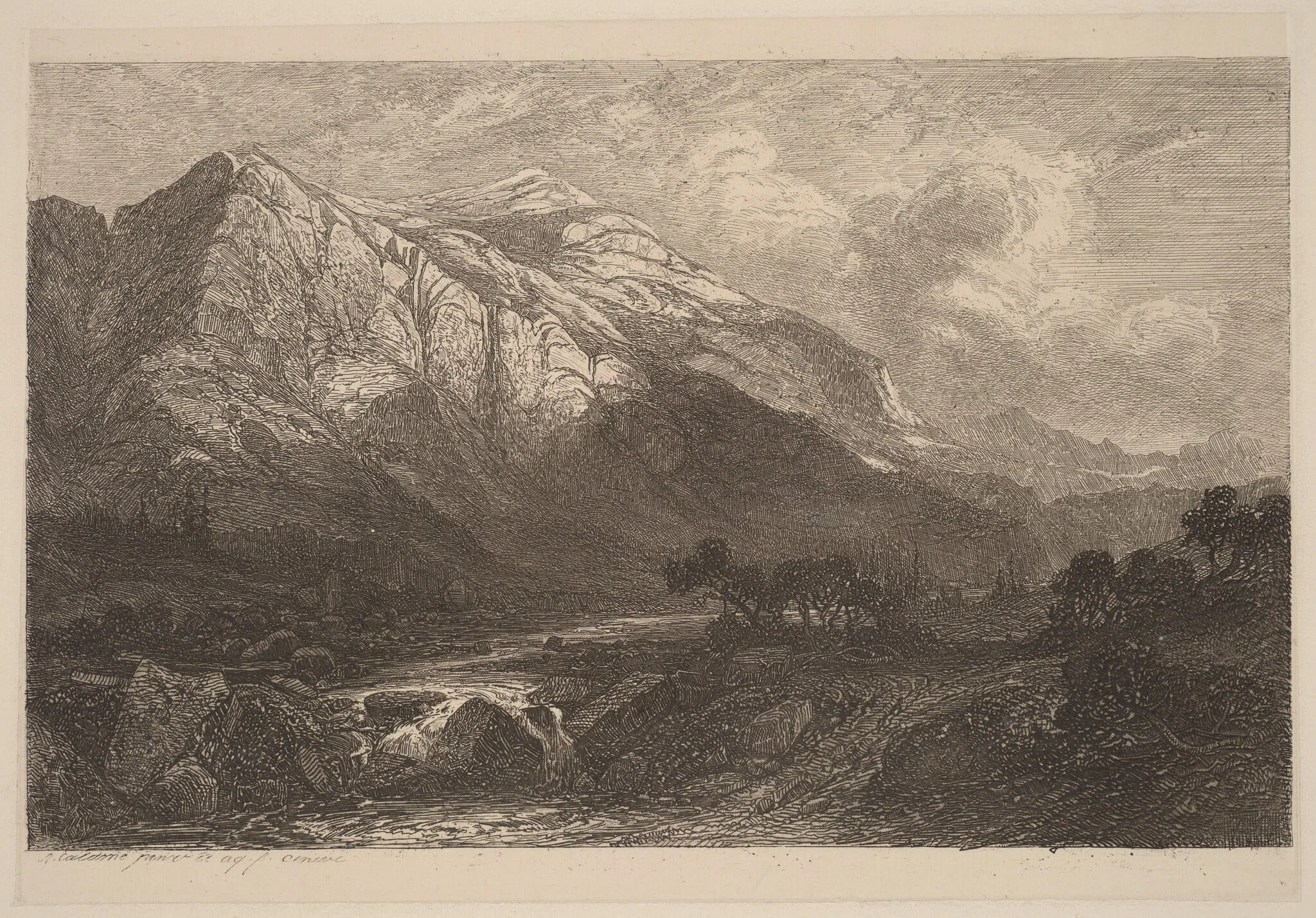 Mountain Stream, detail