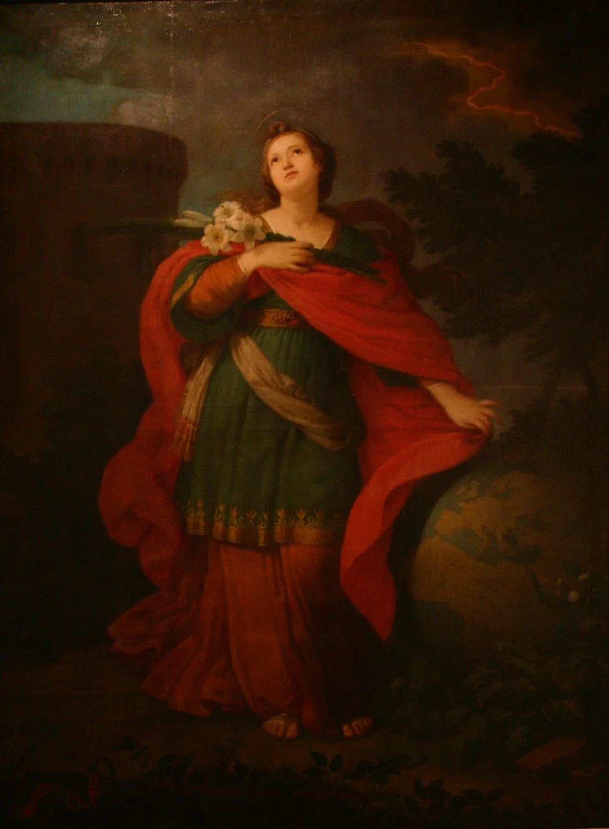 Santa Bárbara, detail