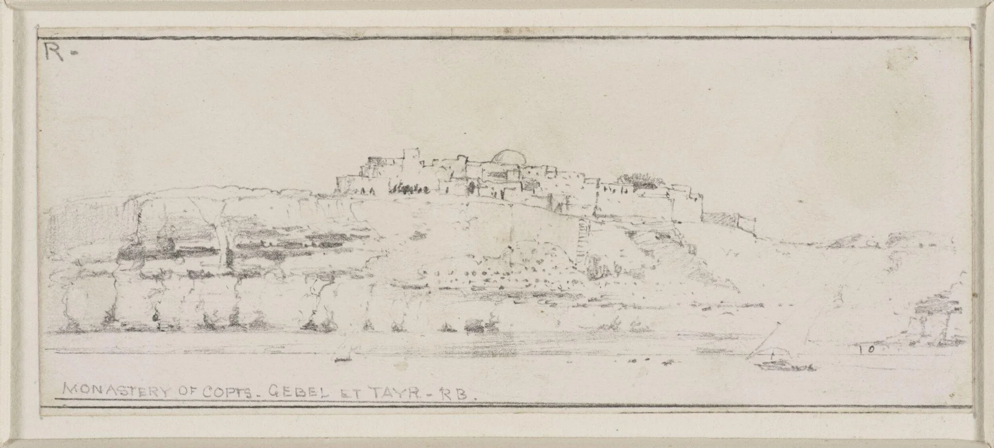Monastery of Copts at Gebel et Tayr, detail