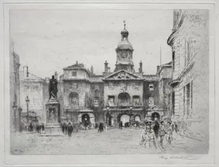 Horse Guards, Whitehall, by Percy Robertson, 1911