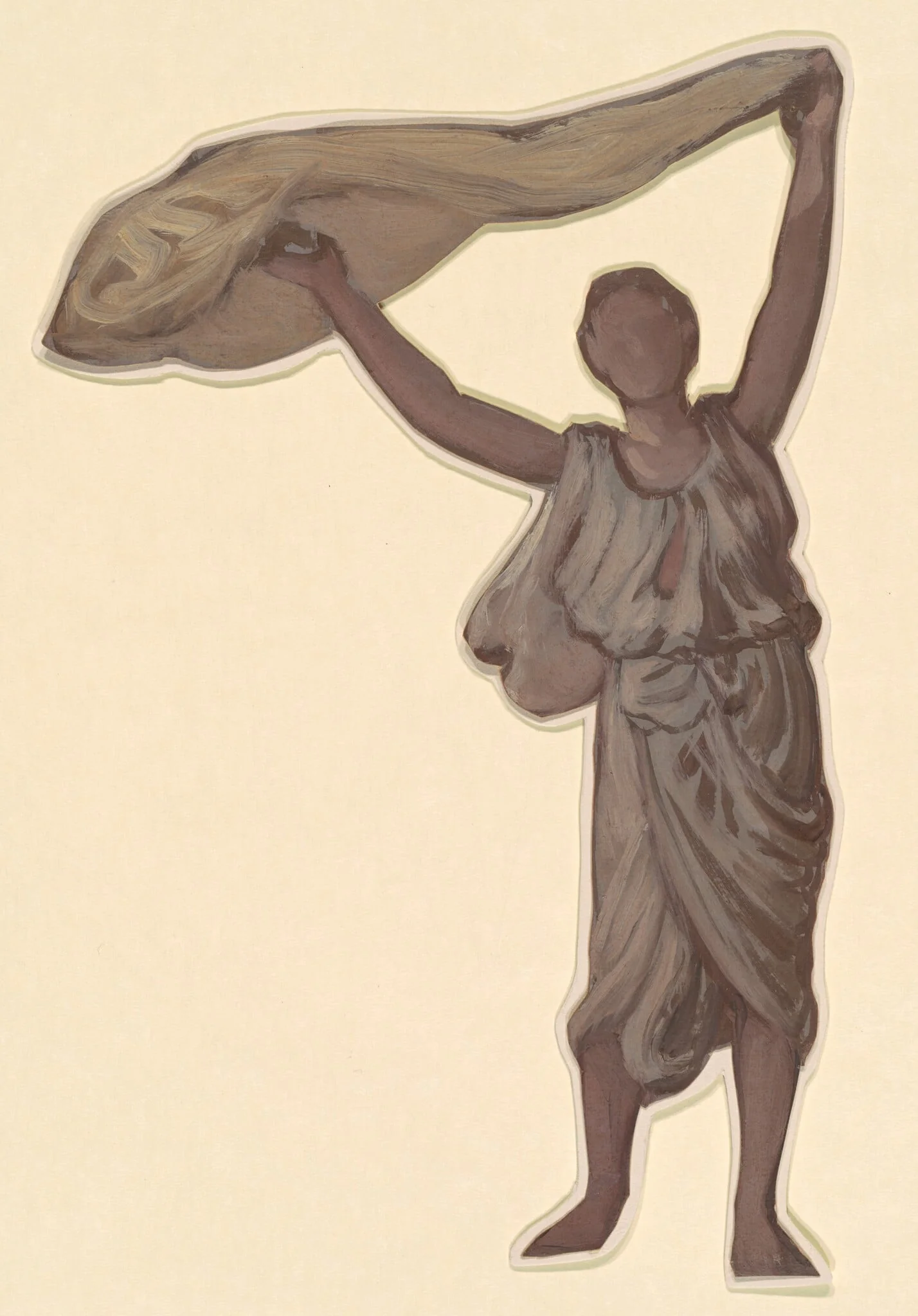Study for "Greek Girls Bathing", detail