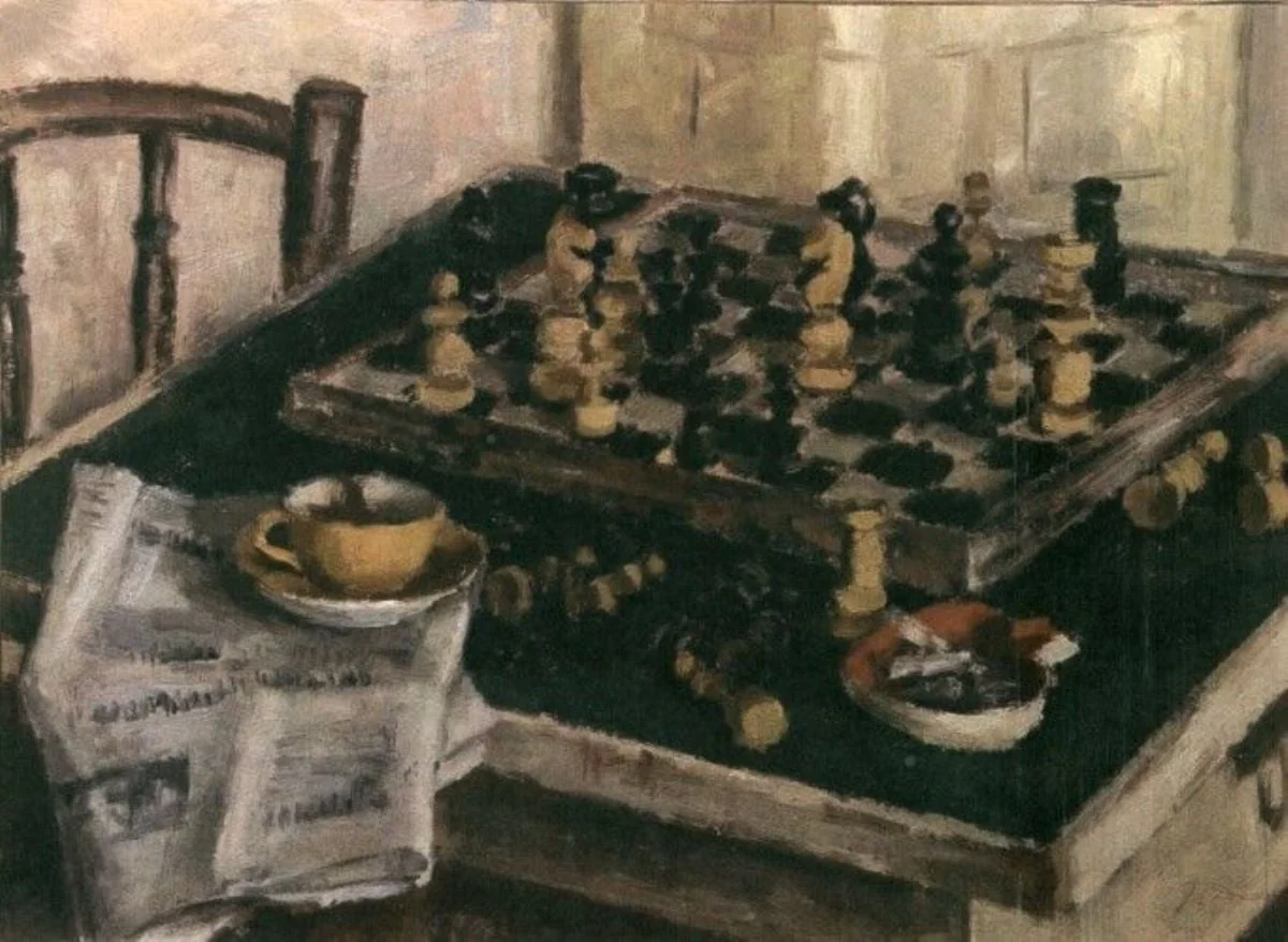 Șah, detail
