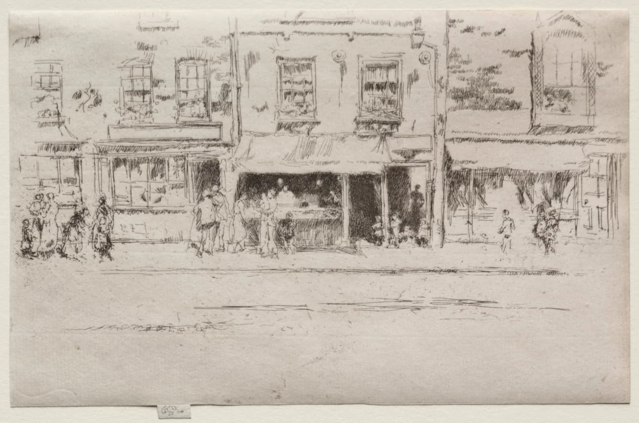 Fish Shop, Chelsea, detail
