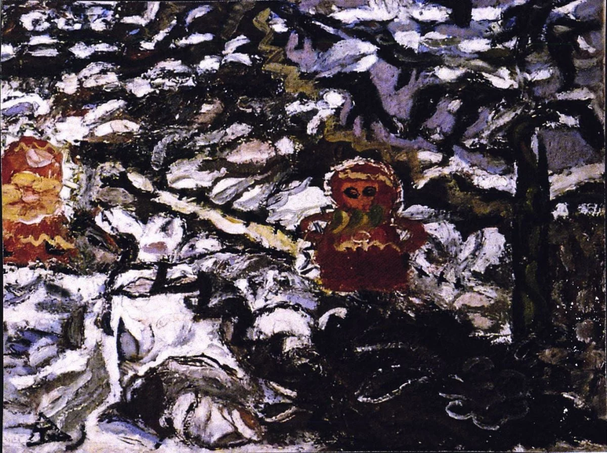 Frunze de zăpadă, detail