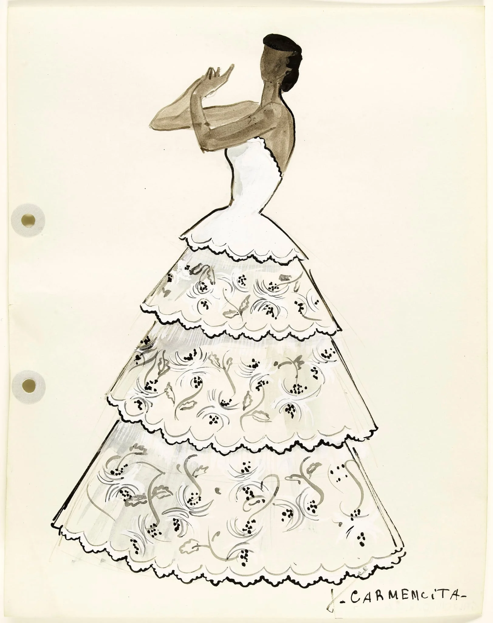 'Carmencita', detail