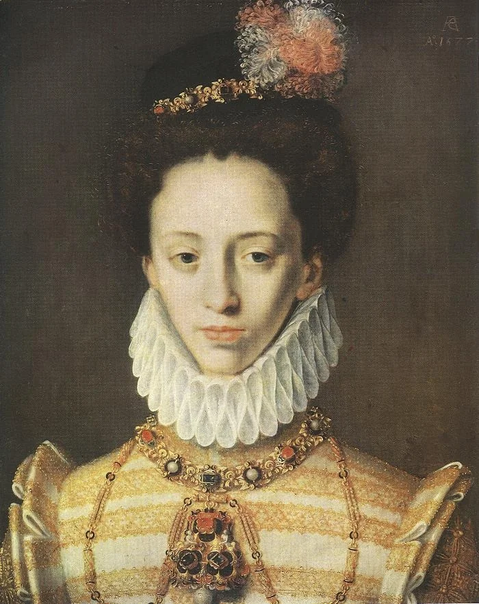 Portrait of a Princess of Jülich, Cleve and Berg, detail