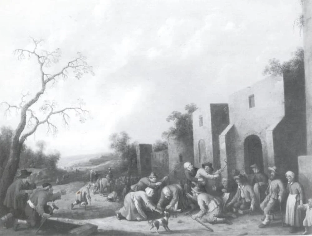 Cripples Receiving Alms, detail