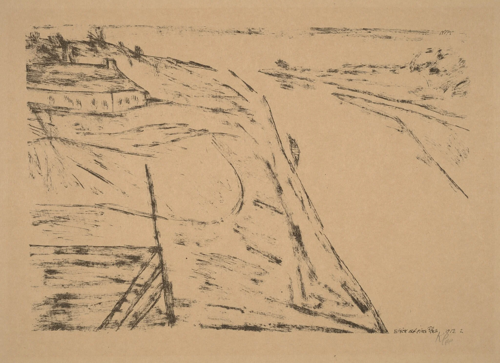 Blick auf einen Fluss (View on a River), detail