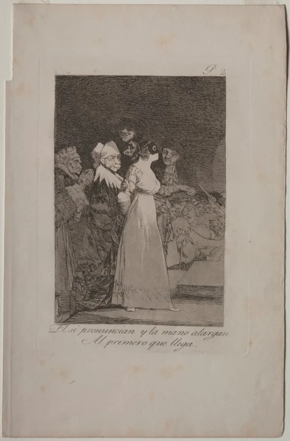 They Say "Yes" and Give Their Hand to the First Comer, Plate 2, detail