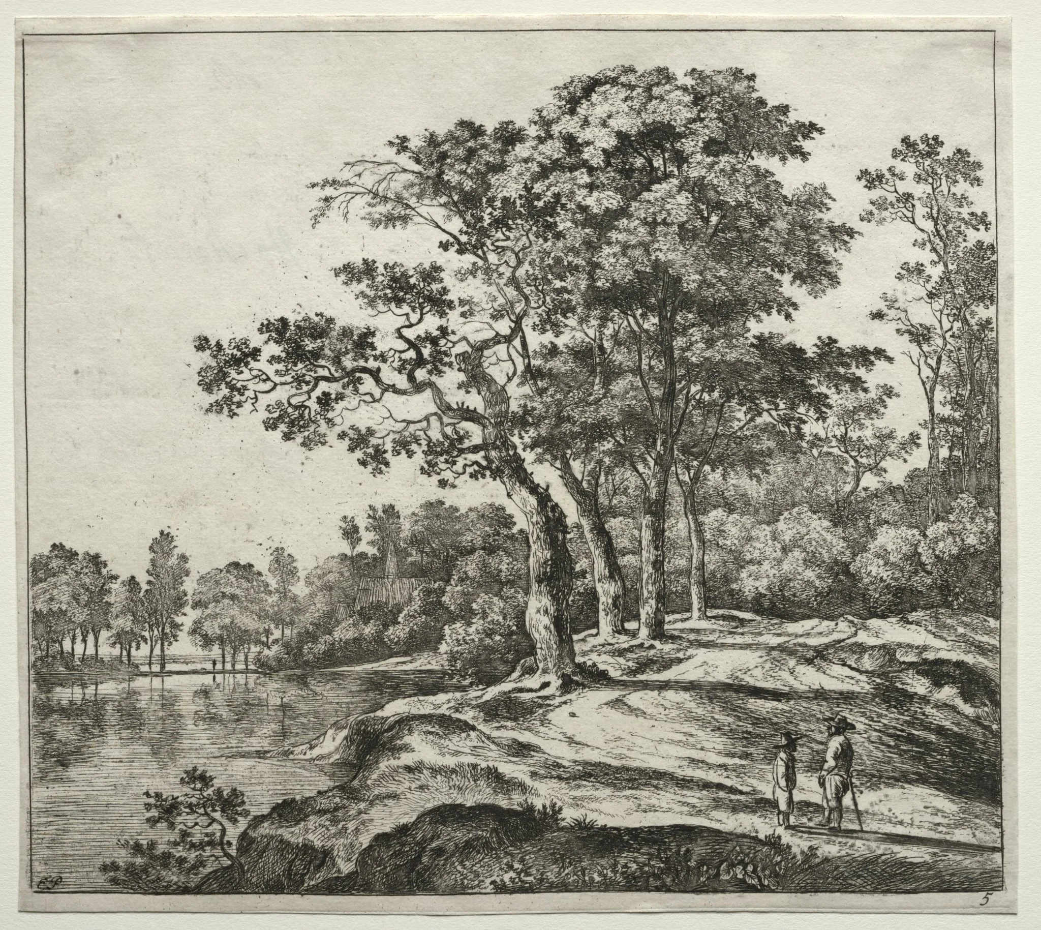 The Four Trees, detail