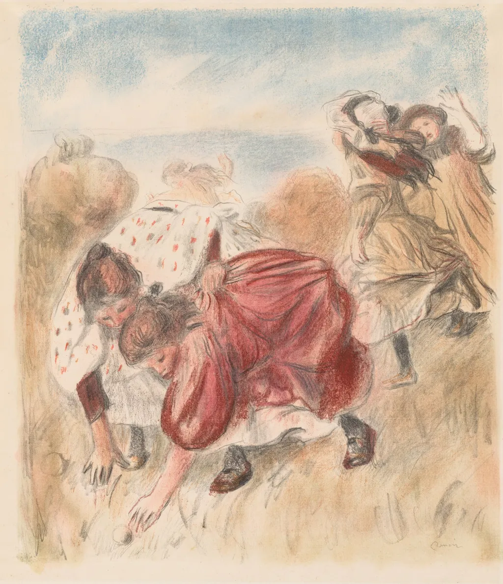 Children Playing Ball, by Auguste Renoir, 1900