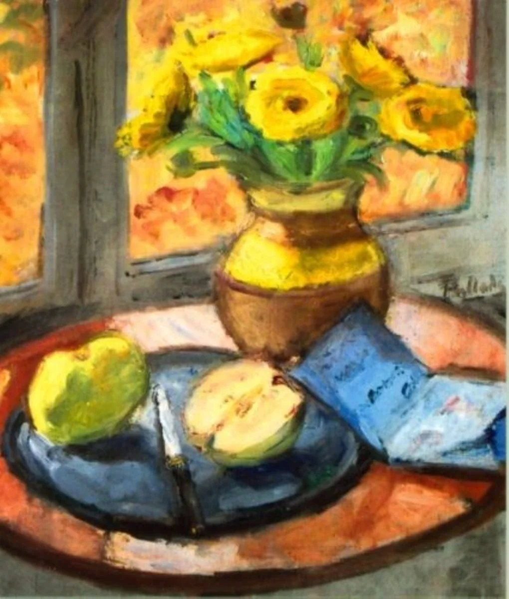 Flori galbene, detail