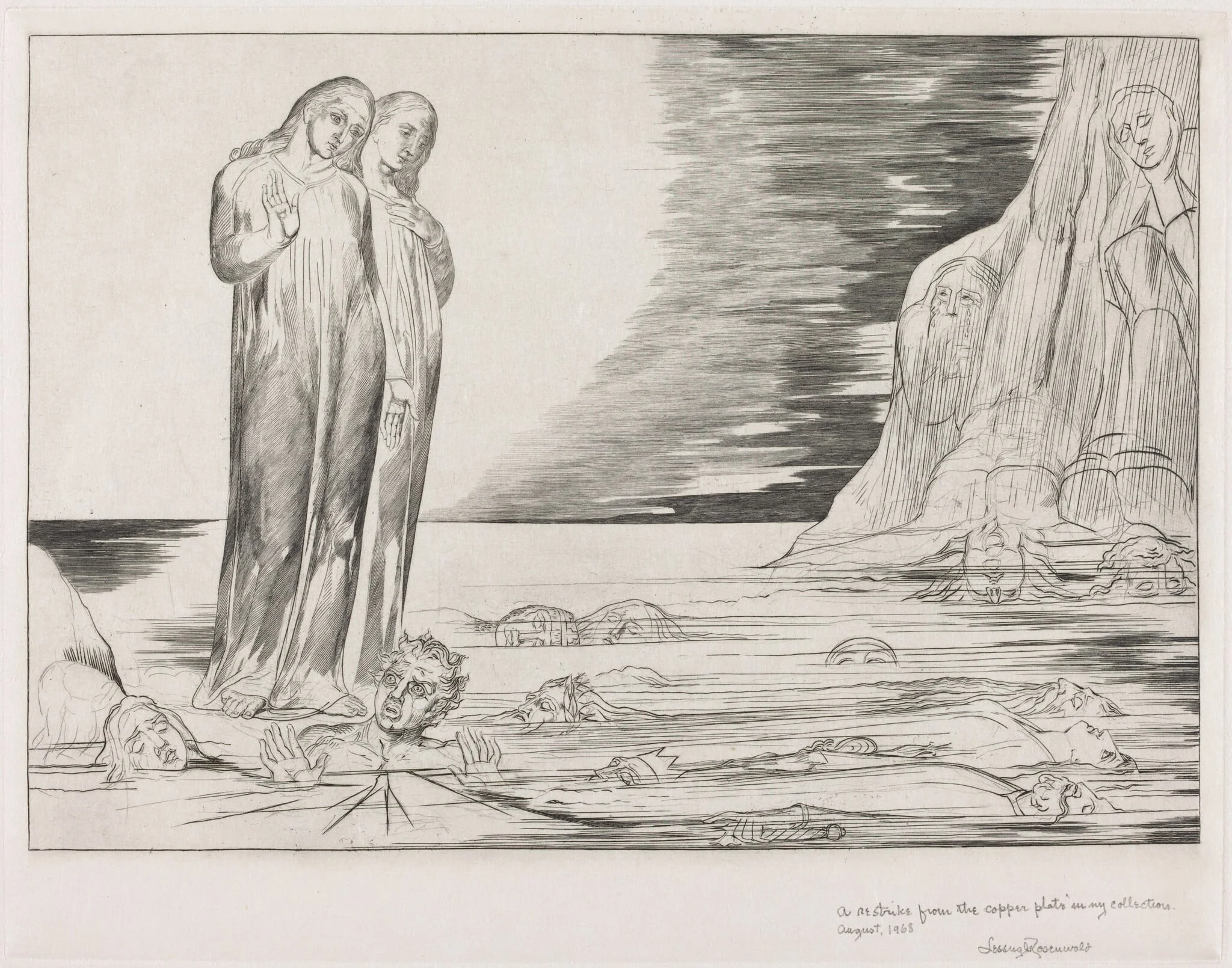 The Circle of the Traitors; Dante's Foot Striking Bocca degli Abbate, detail