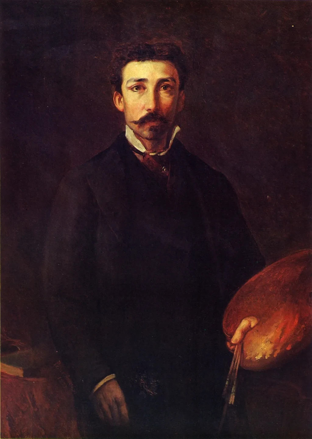 Autorretrato de Pedro Américo, by Pedro Américo, oil, 1897