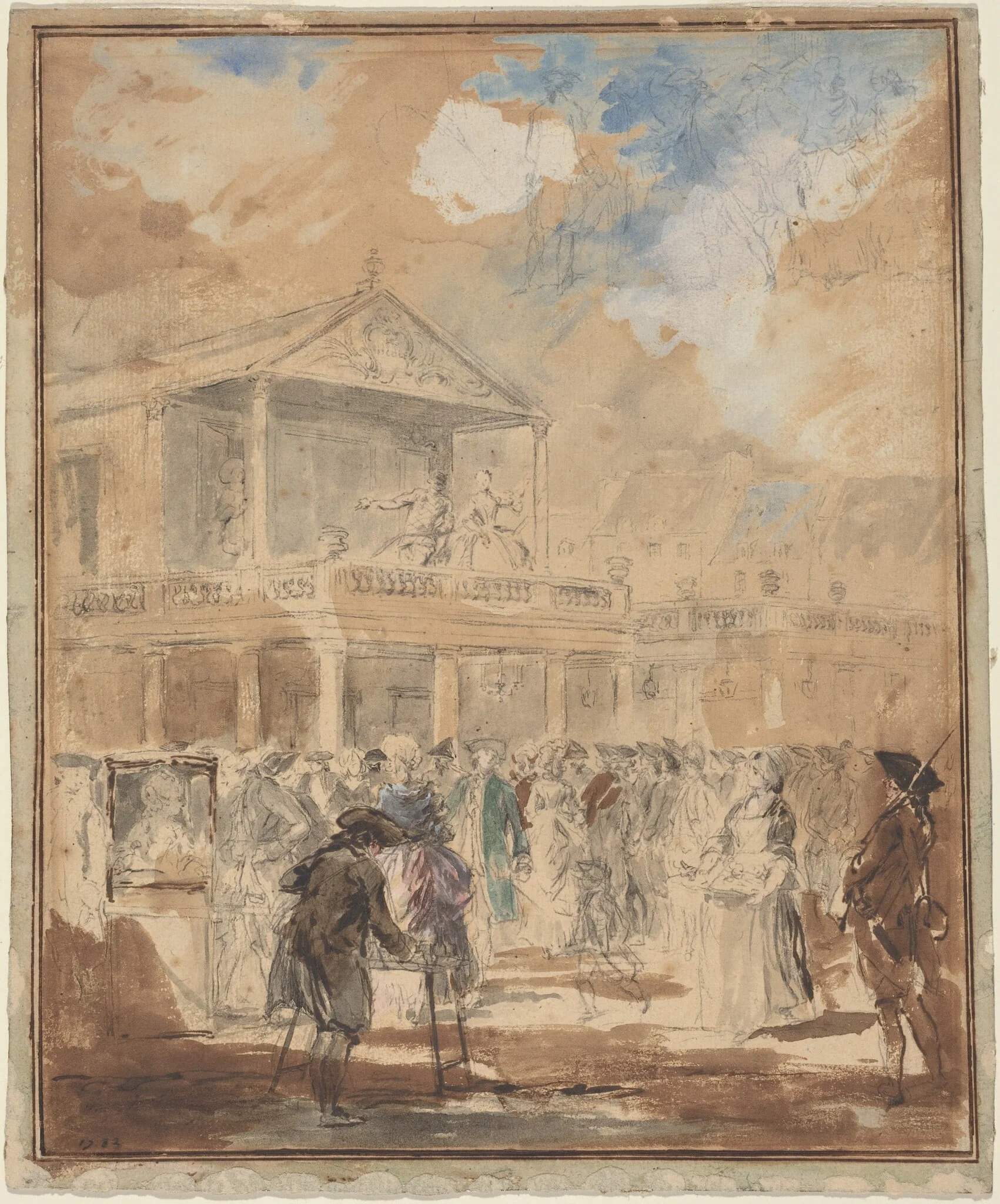 Parade (A Theatrical Procession in Paris), detail