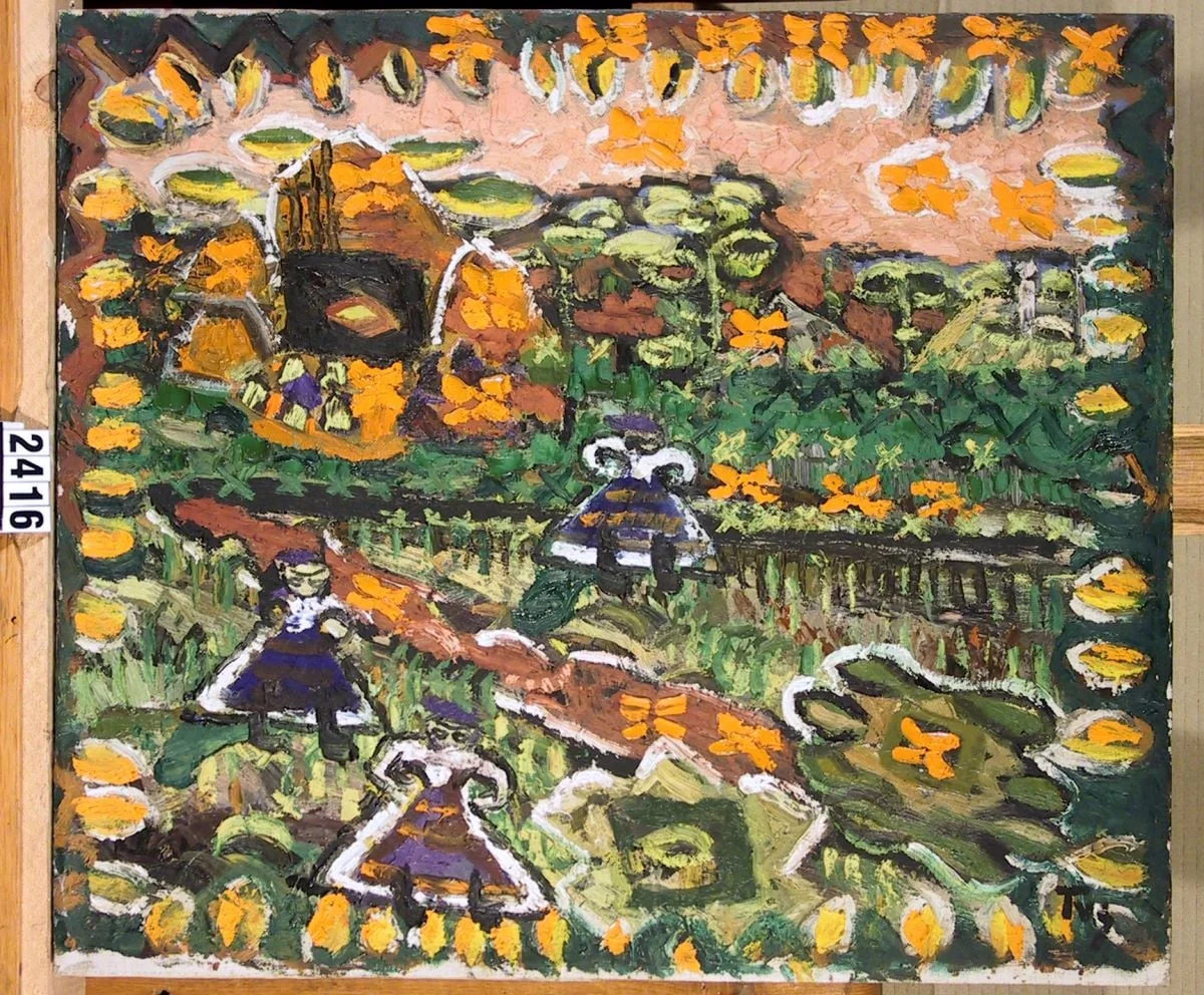 Peisaj animat, detail