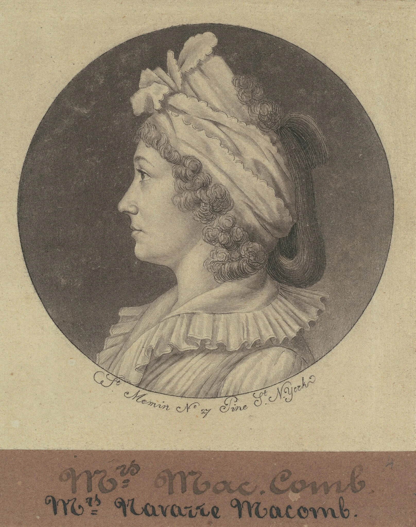 Christina Livingston Macomb, detail