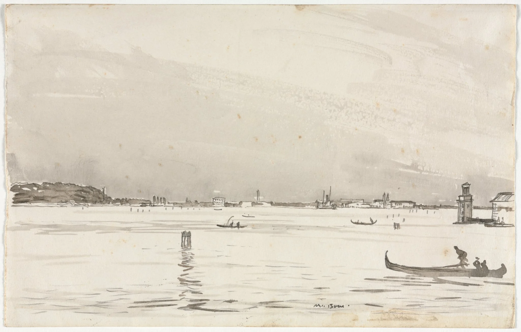 Lagoon, Venice, detail