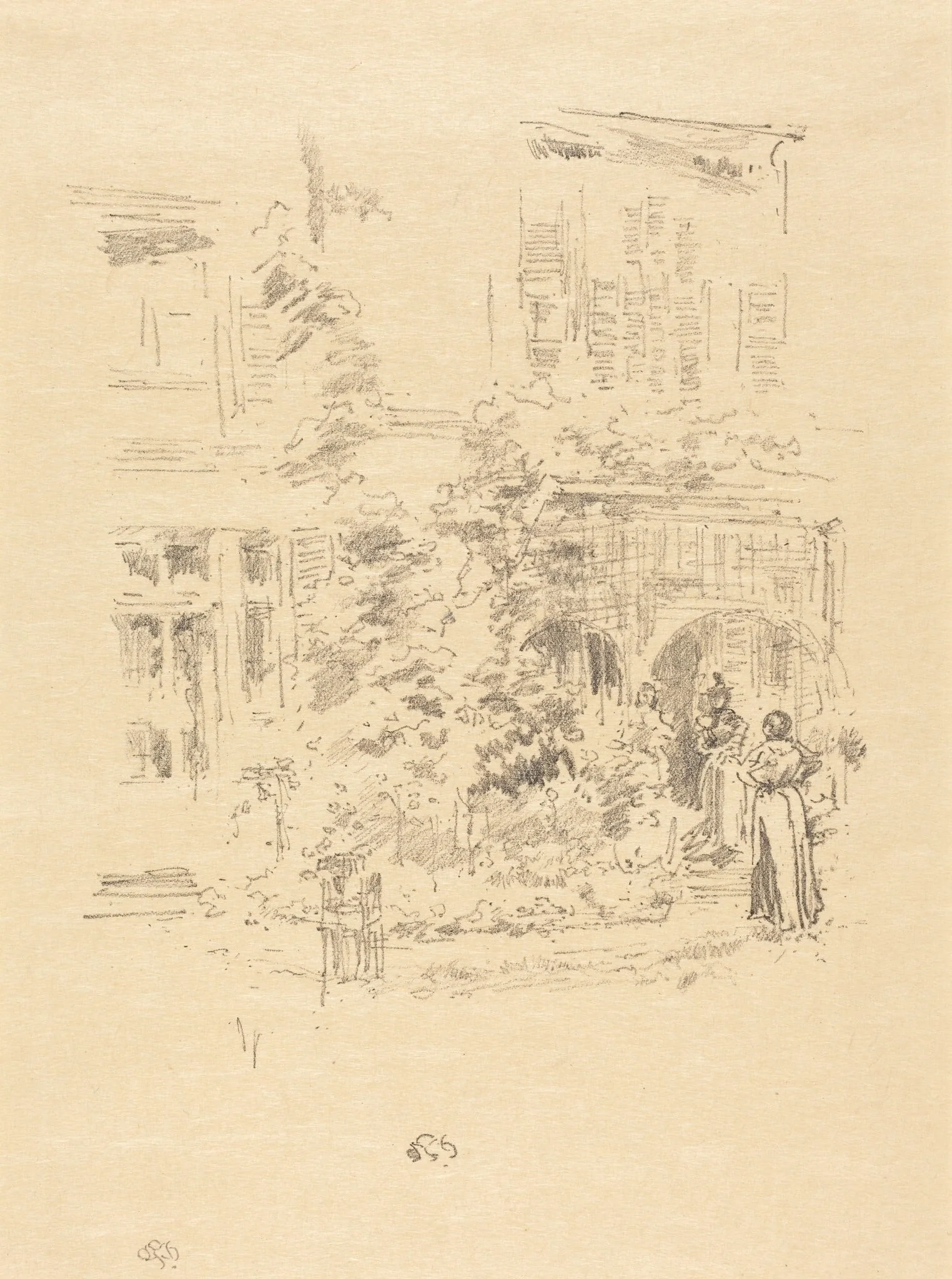 The Garden Porch, detail