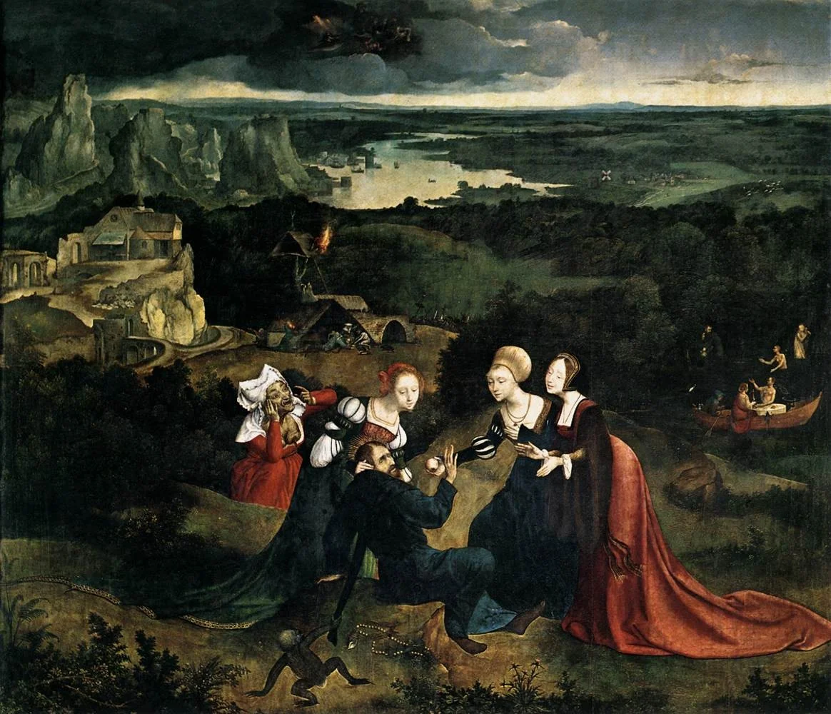 The Temptations of Saint Anthony the Abbot, detail