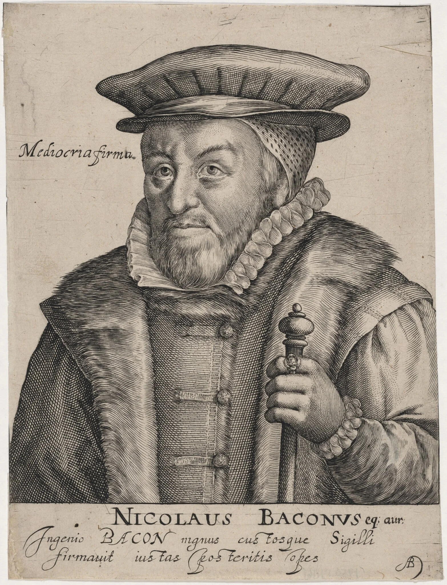 Sir Nicholas Bacon, Lord Keeper, detail