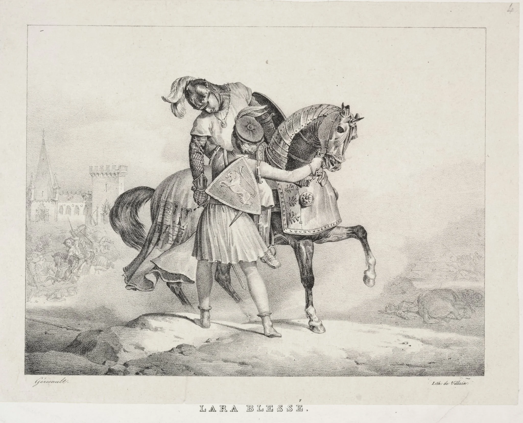Lara Wounded, detail
