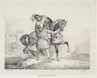 Lara Wounded, by Théodore Géricault, 1822
