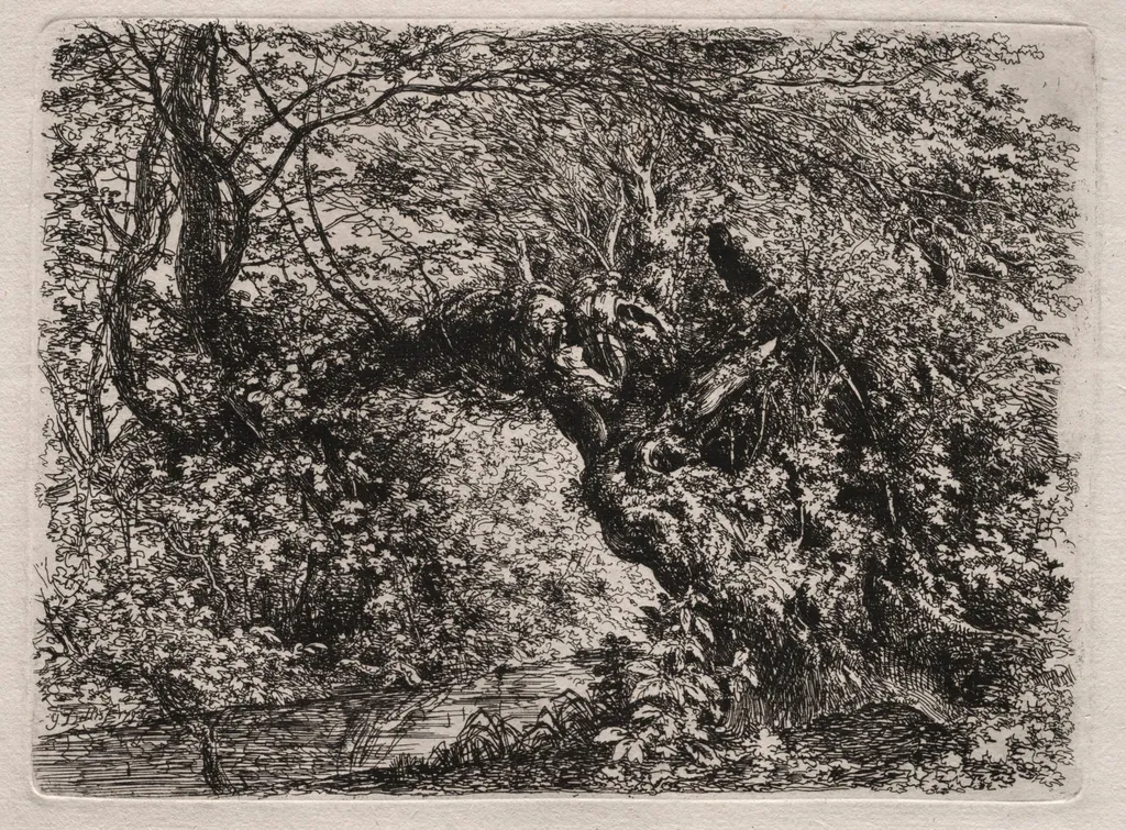 The Old Willow at a Brook, by Georg von Dillis, 1794