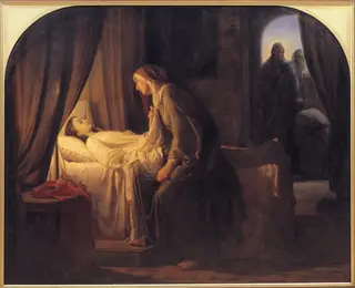 The Daughter of Jairius, by Carl Bloch, oil, 1863