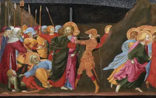 The Betrayal of Christ, by Sassetta, unspecified, 1437