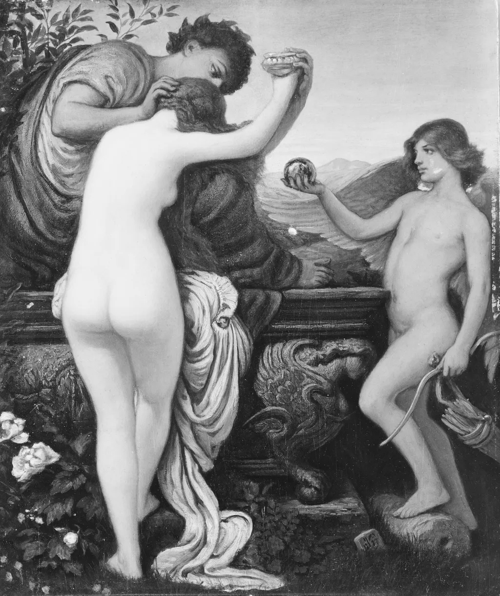 The Cup of Love, by Elihu Vedder, oil, 1894