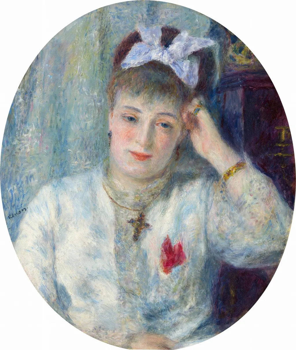 Marie Murer, by Pierre-Auguste Renoir, oil, 1877