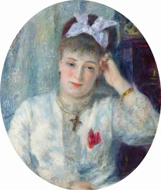 Marie Murer, by Pierre-Auguste Renoir, oil, 1877
