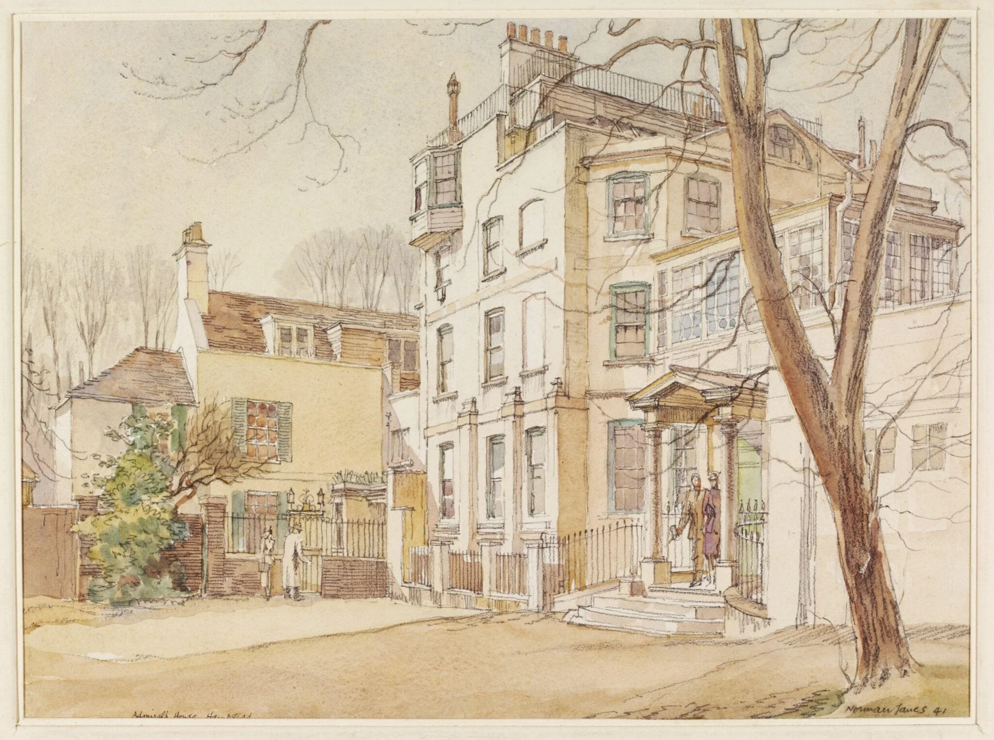 Admiral's House, Hampstead, detail