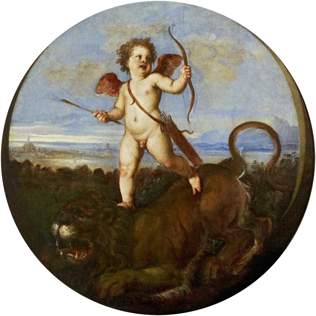 The Triumph of Love, by Titian, oil, 1545