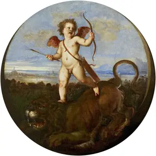 The Triumph of Love, by Titian, oil, 1545