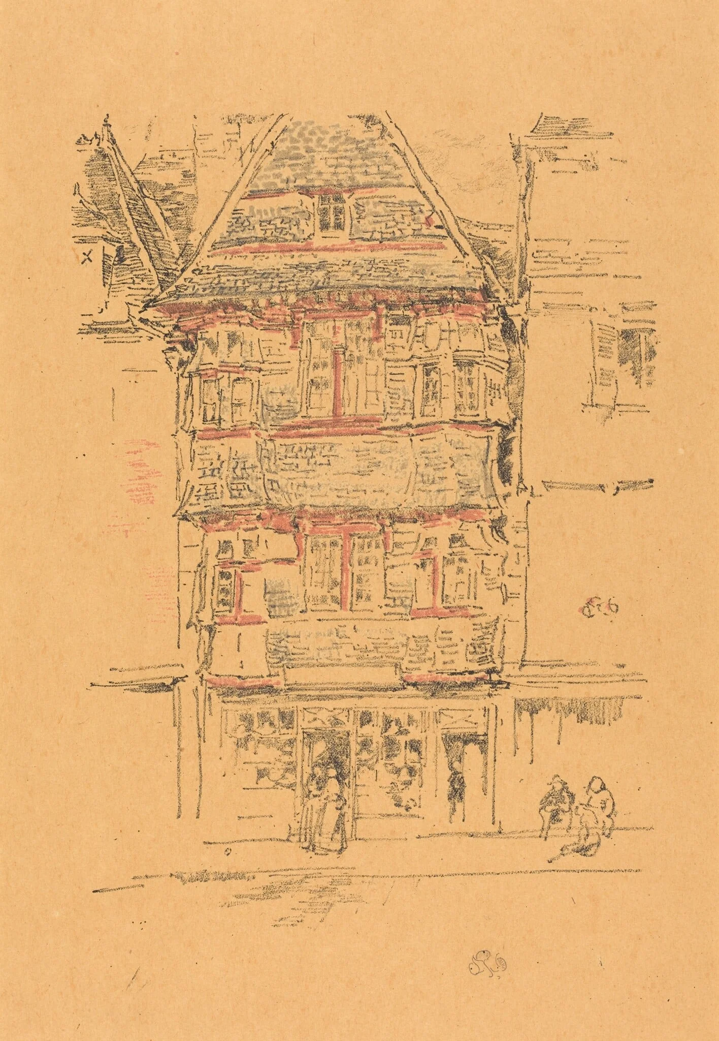 Red House, Paimpol, detail