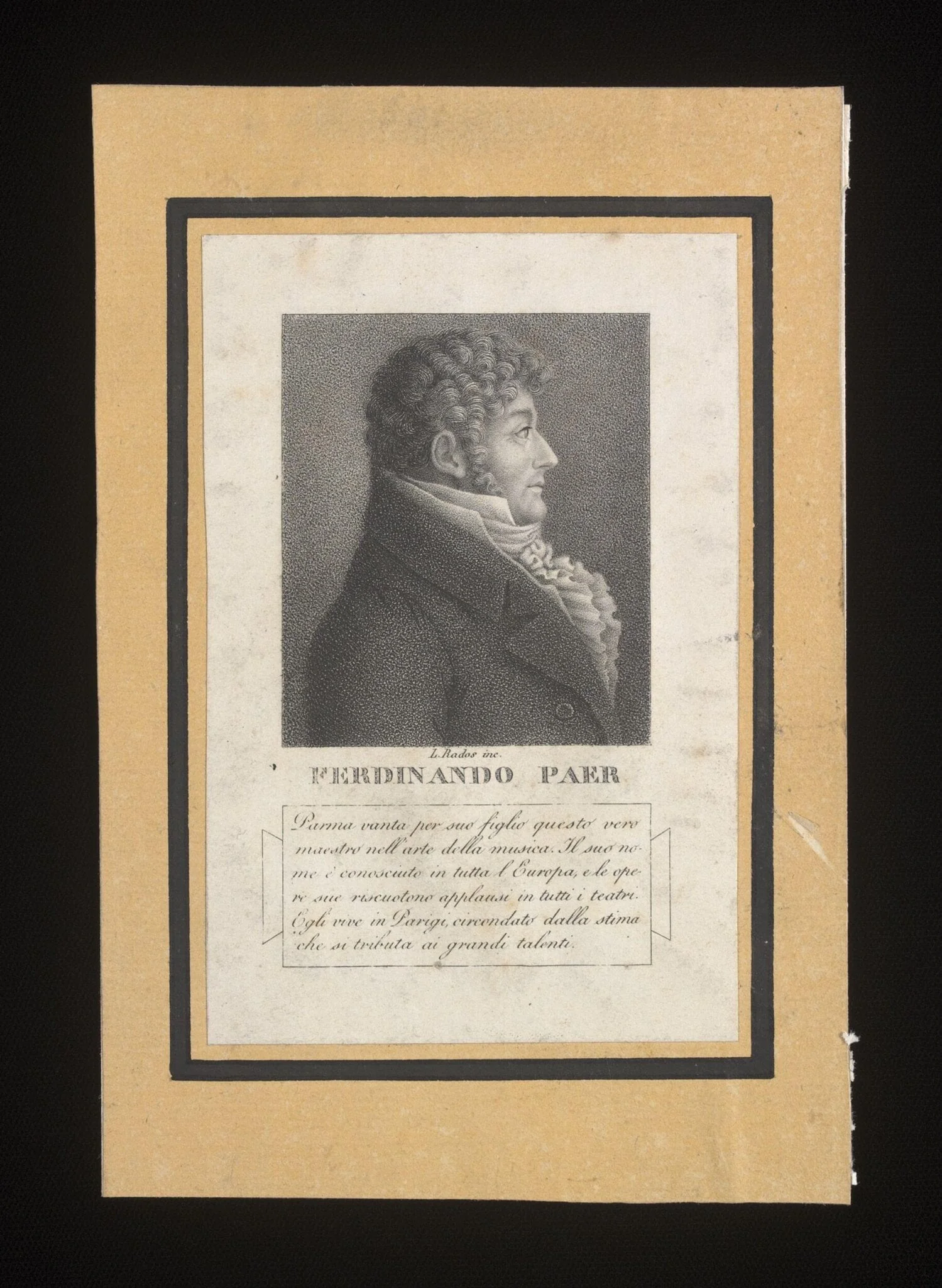 Ferdinando Paer, detail