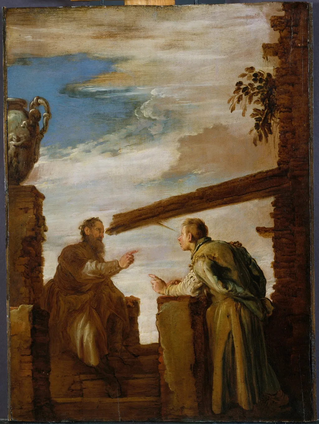 The Parable of the Mote and the Beam, by Domenico Fetti, oil, 1619