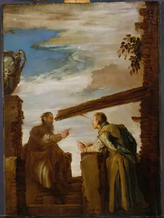 The Parable of the Mote and the Beam, by Domenico Fetti, oil, 1619