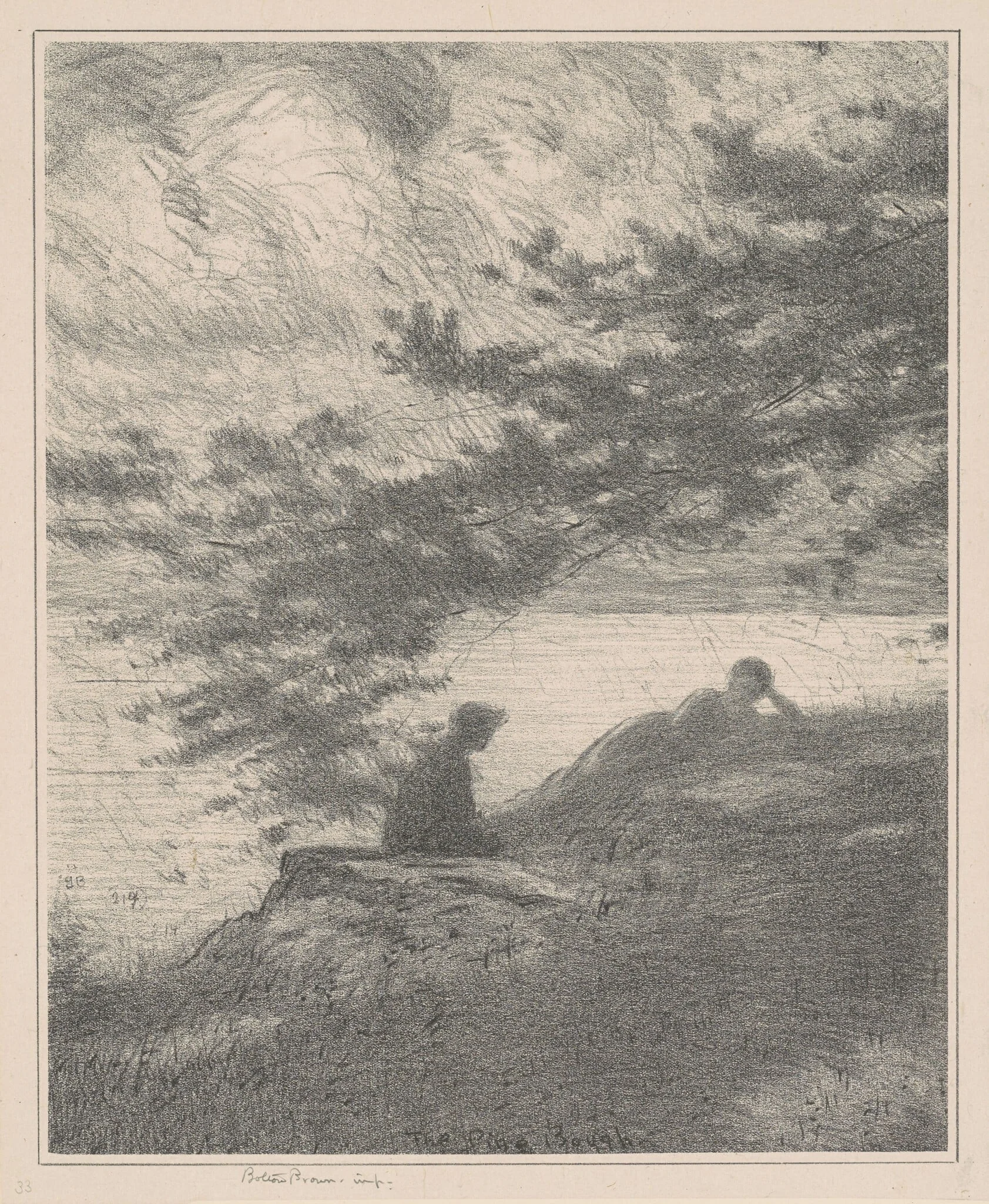 The Pine Bough, detail