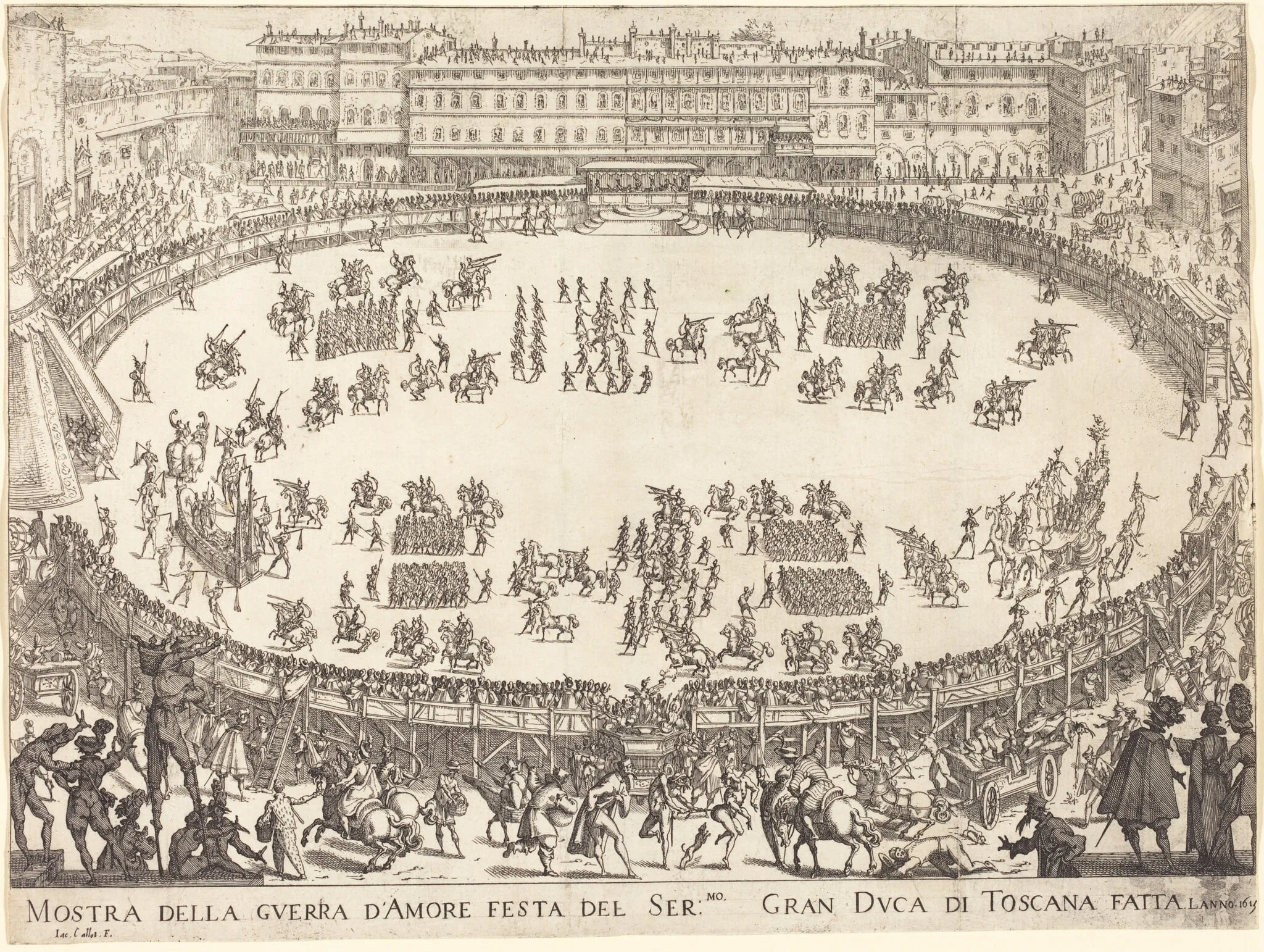 Parade in the Amphitheater, detail