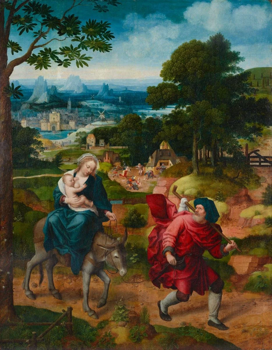 Flucht nach Ägypten, detail