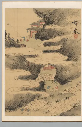 Children, by Aoki Mokubei, 1812