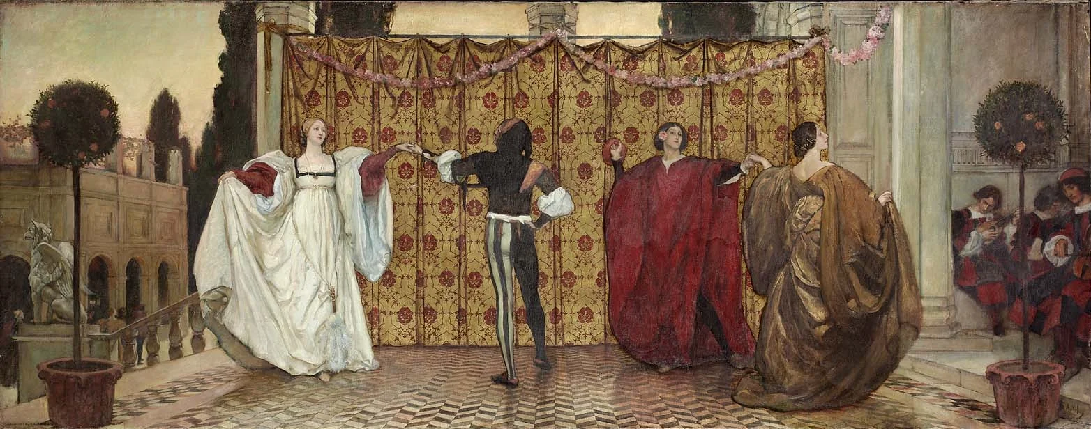 A Pavane, detail