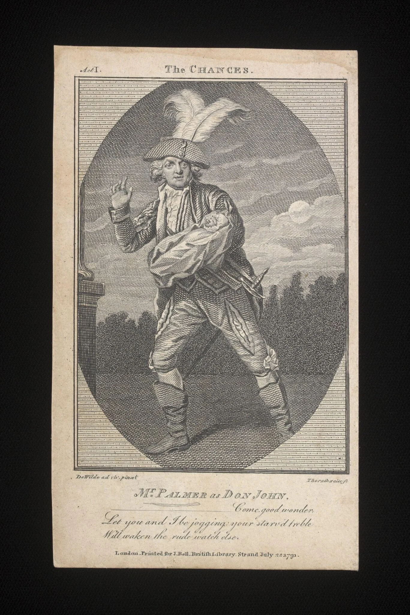 Mr Palmer as Don John, detail