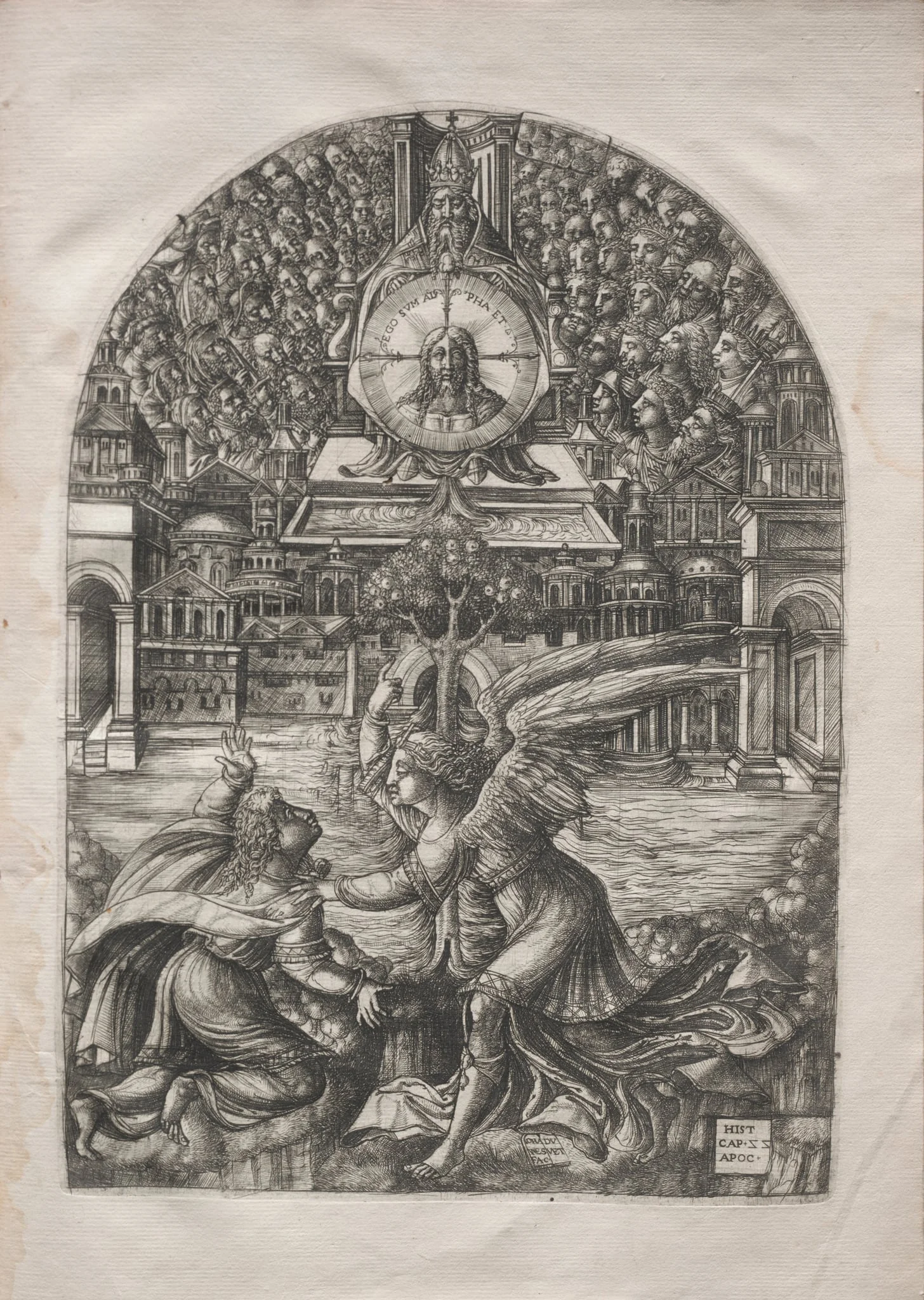 The Apocalypse: The Angel Shows St. John the Fountain of Living Water, detail