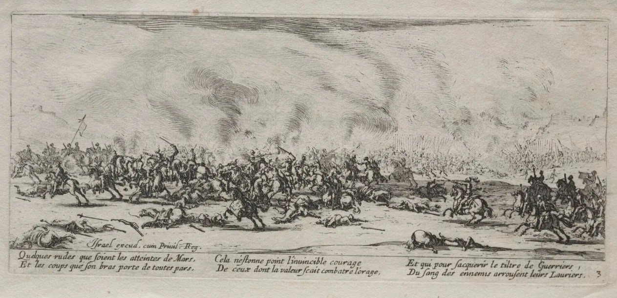 The Large Miseries of War: The Battle, detail