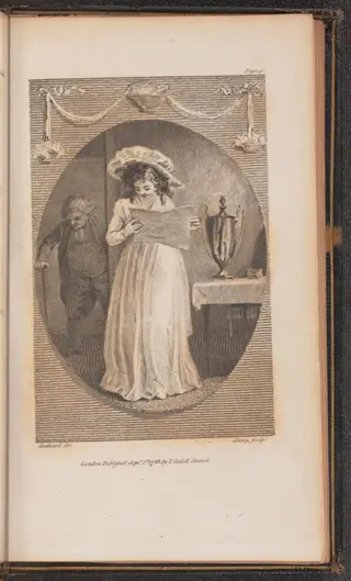 Illustration for Canto IV, by William Sharp, ink, 1788