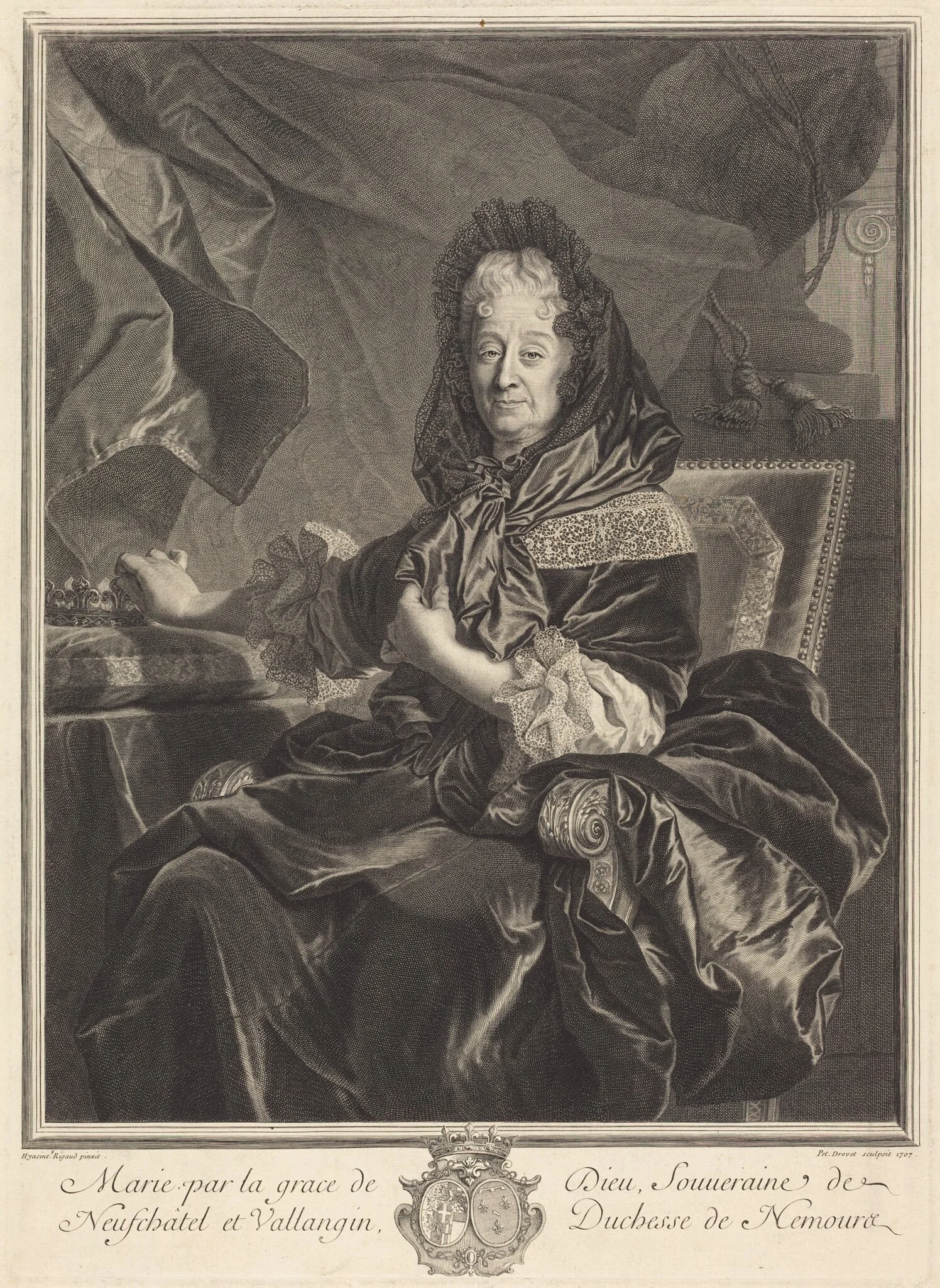 Duchesse de Nemours, detail